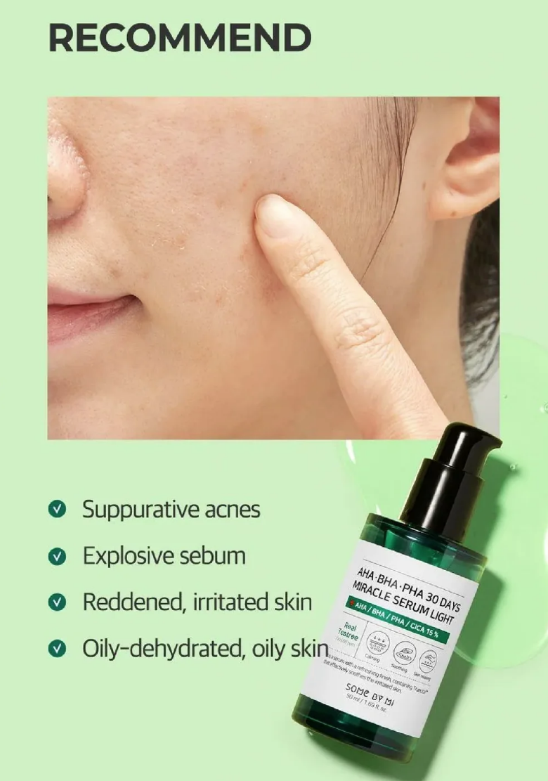 SOME BY MI - Sérum Miracle Light AHA-BHA-PHA 30 jours - 50 ml
