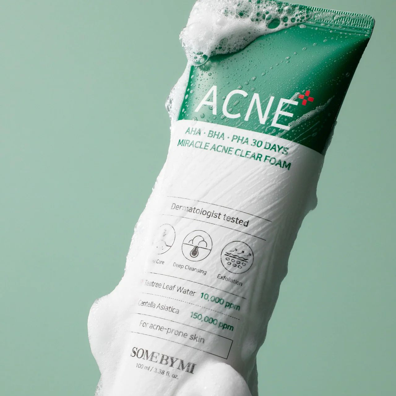 SOME BY MI - Mousse nettoyante anti-acné Miracle 30 jours AHA, BHA, PHA - 100 ml